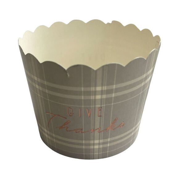 50 Count Fall “Give Thanks” Harvest Thanksgiving Cupcake Liners New in Box - Picture 5 of 10